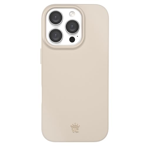VELVET CAVIAR Schutzhülle für iPhone 16 Pro – kompatibel mit MagSafe – 3 m Fallschutz (Sandstein, neutrales Beige) von Velvet Caviar