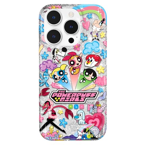 VELVET CAVIAR x The PPG Schutzhülle für iPhone 14 Pro, kompatibel mit MagSafe [3 m Falltest] – mädchenhafte süße Handyhülle (Girl Power Glitzer) von Velvet Caviar