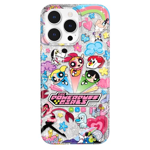 VELVET CAVIAR x The PPG Schutzhülle für iPhone 14 Pro Max – kompatibel mit MagSafe [3 m Falltest] – mädchenhafte süße Handyhülle (Girl Power Glitzer) von Velvet Caviar
