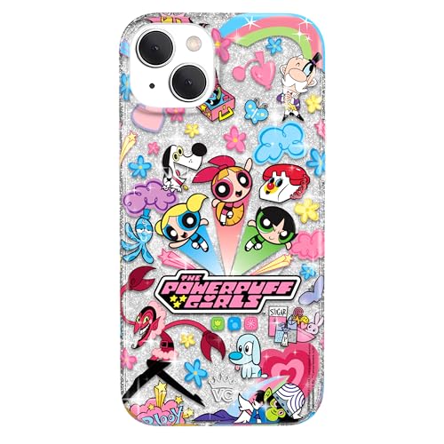 VELVET CAVIAR x The PPG Schutzhülle für iPhone 15, kompatibel mit MagSafe [3 m Falltest] – mädchenhafte süße Handyhülle (Girl Power Glitzer) von Velvet Caviar