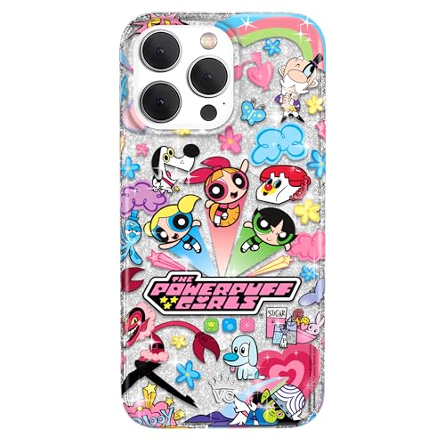 VELVET CAVIAR x The PPG Schutzhülle für iPhone 15 Pro Max – kompatibel mit MagSafe [3 m Falltest] – mädchenhafte süße Handyhülle (Girl Power Glitzer) von Velvet Caviar