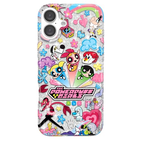 VELVET CAVIAR x The PPG Schutzhülle für iPhone 16 Plus, kompatibel mit MagSafe [3 m Falltest] – mädchenhafte süße Handyhülle (Girl Power Glitzer) von Velvet Caviar