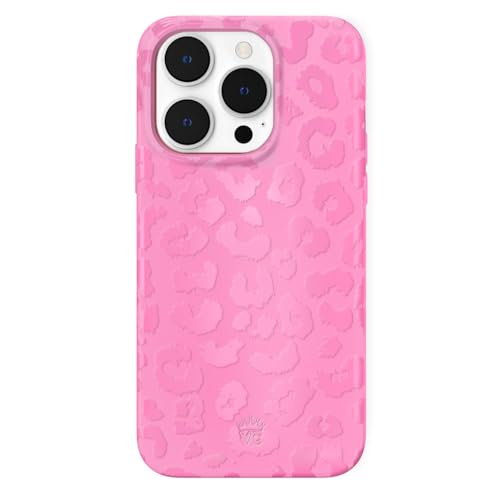 Velvet Caviar Entworfen für iPhone 14 PRO Hülle Pink [2,4 m Fallgetestet] kompatibel mit MagSafe – niedlicher schützender Gepardendruck für Frauen (Hot Pink Leopard) von Velvet Caviar