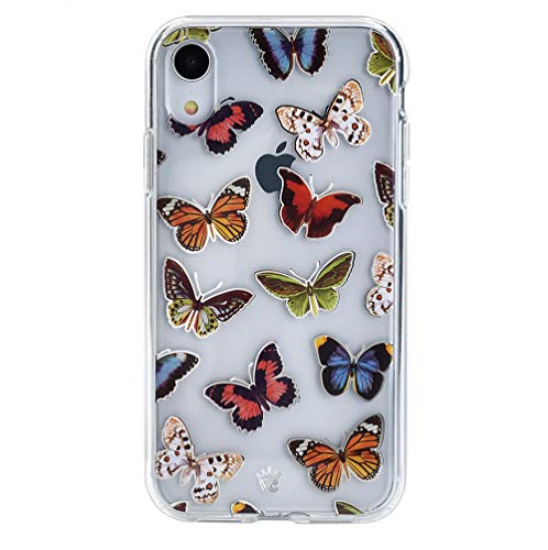 Velvet Caviar Kompatibel mit iPhone XR-Hülle, Schmetterling, für Mädchen und Frauen, niedliche, transparente Schutzhüllen (bunte Schmetterlinge) von Velvet Caviar