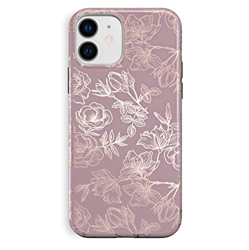 Velvet Caviar Kompatibel mit iPhone 12 Mini Hülle für Frauen, niedlich, 3 m Falltest, schützende Handyhülle (Blumen-Roségold, Violett) Velvet Caviar Kompatibel mit iPhone 12 Mini Hülle für Frauen, niedlich, 3 m Falltest, schützende Handyhülle (Blumen-Roségold, Violett) von Velvet Caviar