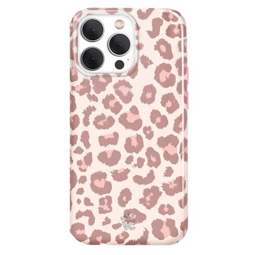 Velvet Caviar Schutzhülle für iPhone 14 Pro Max, Leopardenmuster, Gepardenmuster, 3 m Fallgetestet, kompatibel mit MagSafe – schützendes Mikrofaser-Futter (Blush Pink) von Velvet Caviar