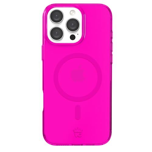 VELVET CAVIAR Schutzhülle für iPhone 16 Pro Max, Neon-Pink, kompatibel mit MagSafe [3 m Falltest] von Velvet Caviar