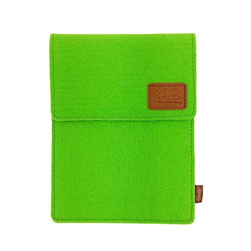 Venetto Tasche für iPad Pro, iPad Air 2 9.7" / 10.5" eBook-Reader, Tablet 10.1" Hülle aus Filz Sleeve Schutzhülle für Samsung Tab, Lenovo, Huawei MediaPad, Asus, Trekstor, Medion, Acer, (Hellgrün) von Venetto