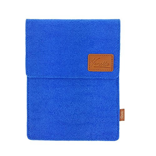 Venetto Tasche für iPad Pro, iPad Air 2 9.7" / 10.5" eBook-Reader, Tablet 10.1" Hülle aus Filz Sleeve Schutzhülle für Samsung Tab A, E, S2, S3, Lenovo, Huawei MediaPad, Asus, Medion, Acer, blau hell von Venetto