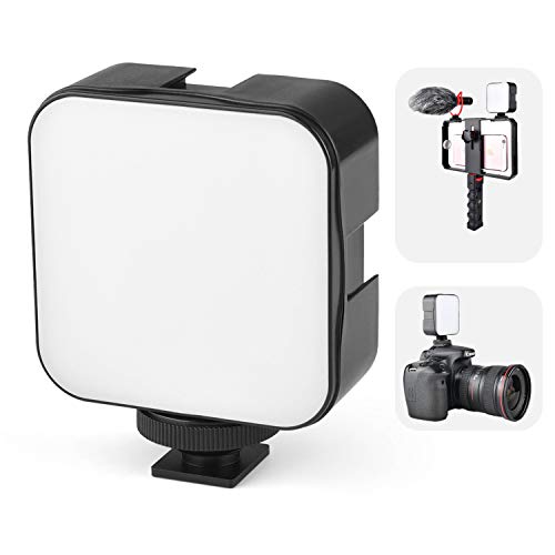 Venidice LED 49 Video Licht, Mini Portable Soft Light Work mit AA Batterien für Canon Nikon Sony DSLR Kamera, Smartphone Video Rig/Wedding News Interview von Venidice