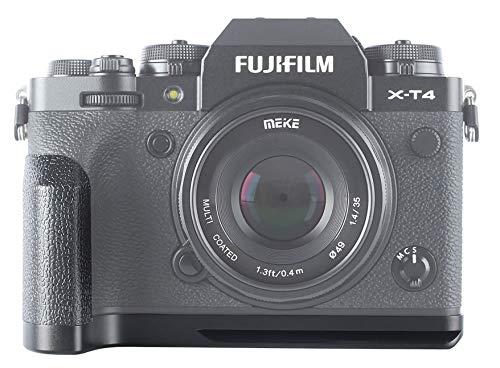 Venidice MK-XT4G Kameragriff Handgriff Halterung für Fujifilm X-T4 XT4 Digitalkamera, Metall, Schwarz, Venidice Tuch von Venidice
