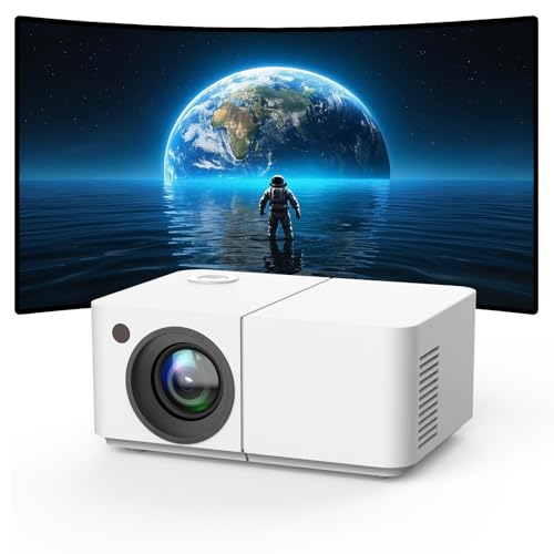 VenirCool H69 Standard Mini Projektor 1080P FHD 4K Unterstützung WiFi Bluetooth Tragbarer Projektor für Heimkino, HDTV/USB/Laptop/Spiel/Smartphone kompatibel von VenirCool