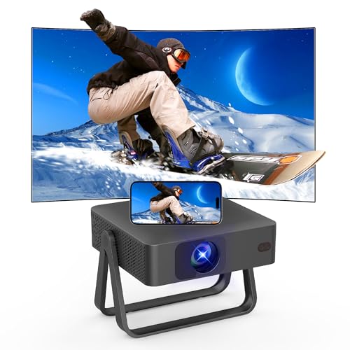 VenirCool N5 Elite Mini-Projektor mit WLAN und Bluetooth, Native 720P, 360° Drehung, ultradünnes tragbares Design, verstellbarer Ständer, 1080P-Unterstützung, 4K-Dekodierung, 8000 ISO Lumen, 550 ANSI VenirCool N5 Elite Mini-Projektor mit WLAN und Bluetooth, Native 720P, 360° Drehung, ultradünnes tragbares Design, verstellbarer Ständer, 1080P-Unterstützung, 4K-Dekodierung, 8000 ISO Lumen, 550 ANSI von VenirCool