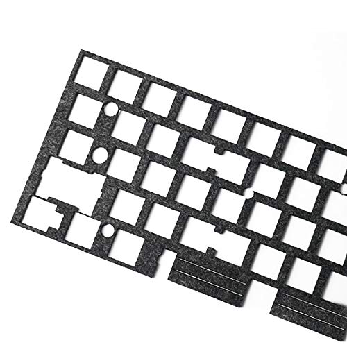 Venit Keys Switch Schalldämpfer Blatt Schalldämpfer Pad Stoßfest Baumwollschaum für mechanische Tastatur (60 Layout) von Venit Keys