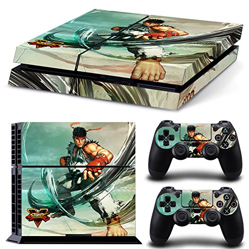 Street Fighter V Console Sticker Kit (Skin für PS4) von Venom