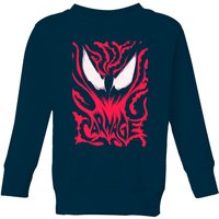 Venom Carnage Kids' Sweatshirt - Navy - 11-12 Jahre von Venom