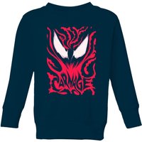 Venom Carnage Kids' Sweatshirt - Navy - 5-6 Jahre von Venom