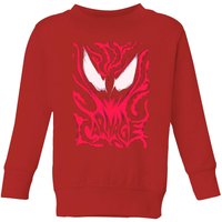 Venom Carnage Kids' Sweatshirt - Red - 5-6 Jahre von Venom