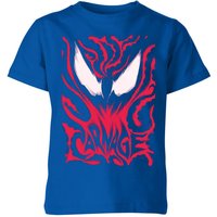 Venom Carnage Kids' T-Shirt - Blue - 3-4 Jahre von Venom