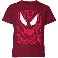 Venom Carnage Kids' T-Shirt - Burgundy - 11-12 Jahre von Venom