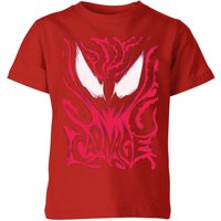 Venom Carnage Kids' T-Shirt - Red - 3-4 Jahre von Venom