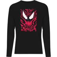 Venom Carnage Men's Long Sleeve T-Shirt - Black - L von Venom