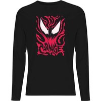 Venom Carnage Men's Long Sleeve T-Shirt - Black - XL von Venom
