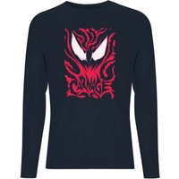 Venom Carnage Men's Long Sleeve T-Shirt - Navy - L von Venom