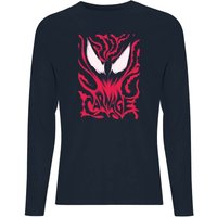 Venom Carnage Men's Long Sleeve T-Shirt - Navy - XS von Venom