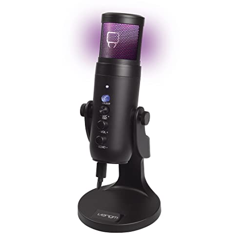 Venom Streaming-Mikrofon mit Nierencharakteristik und LED-Gitter (PS5 / PC) von Venom