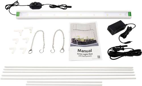 Venso Aufzuchtslampe mit Stativ GrowLight Duo LED fest eingebaut 22W Neutralweiß 1St. Venso Aufzuchtslampe mit Stativ GrowLight Duo LED fest eingebaut 22W Neutralweiß 1St. von Venso