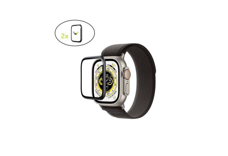 Ventarent Displayschutzglas 2 Stück Displayschutz für Apple Watch Series 6, 40mm für Apple Watch Series 6 40 mm, Apple Watch Series 5 40 mmApple Watch Series 5 40 mm, Apple Watch Series 4 40 mm, Apple Watch SE 40 mm, inklusive Reinigungstuch, 2 Stück, Extrem kratzfest (9H), Schmutzabweisend, Abgerundete Kanten, Hartglas von Ventarent