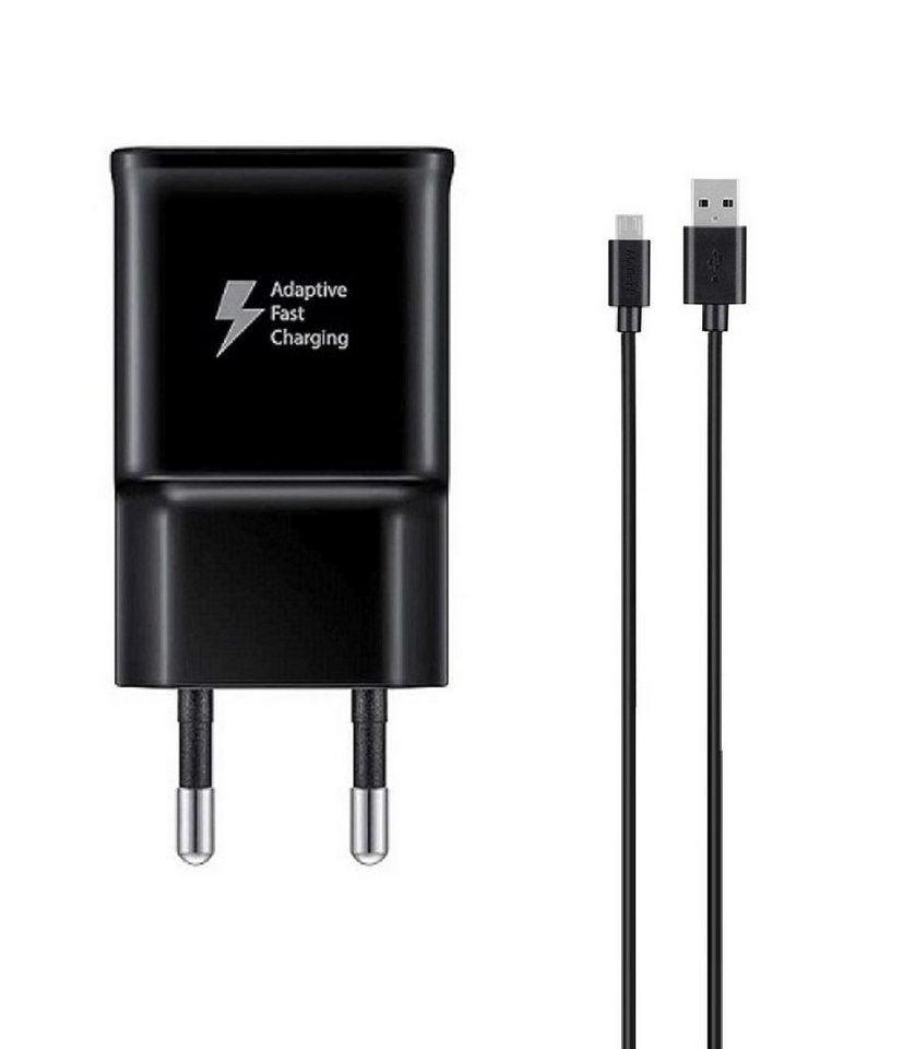 Ventarent Ladekabel passt für Samsung Galaxy S4 S5 S6 S7 Mini Note Edge PS4 PS5 USB-Ladegerät (1670,00 mA, Set, 2-tlg., 1x Adapter USB-A 15 Watt + 1x Ladekabel USB-A auf Micro USB, Netzteil mit fast charging + Ladekabel geeignet für Spielkonsole) von Ventarent