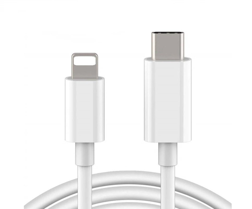 Ventarent Ladekabel passt für iPhone 8 11 12 13 14 X XS XR Pro Max Mini Autoladekabel, Lightning, USB-C (100 cm), Unterstützt Power Delivery von Ventarent