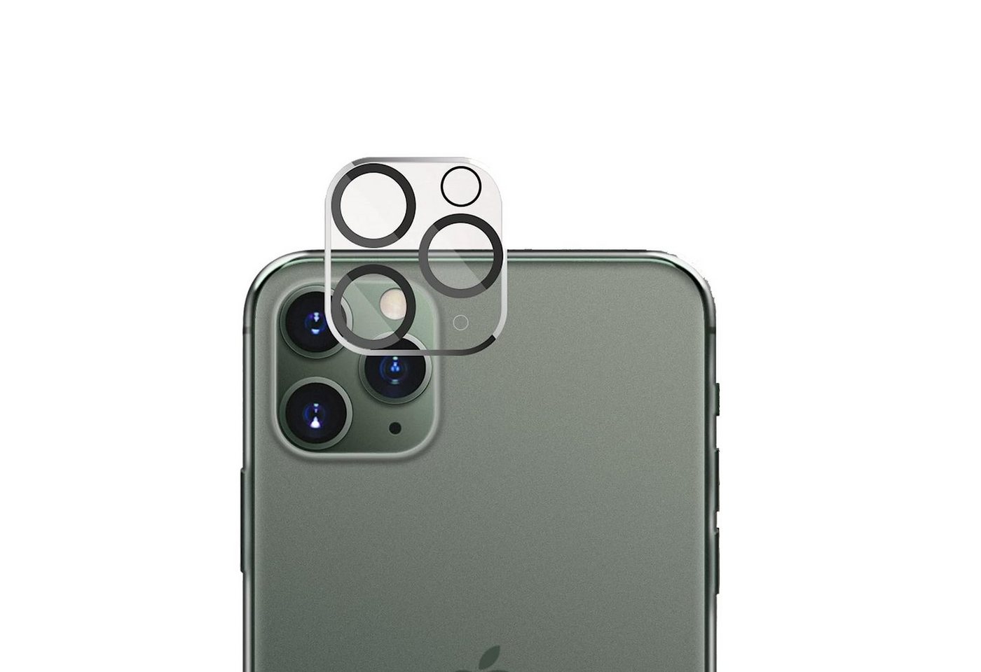Ventarent Schutzfolie für iPhone 11 Pro / iPhone 11 Pro Max Kameraschutz Linse Camera Glas, (Kamera Schutz, 1-St., inkl. Reinigungstuch), Transparent, Stoßschutz, Smartphone von Ventarent