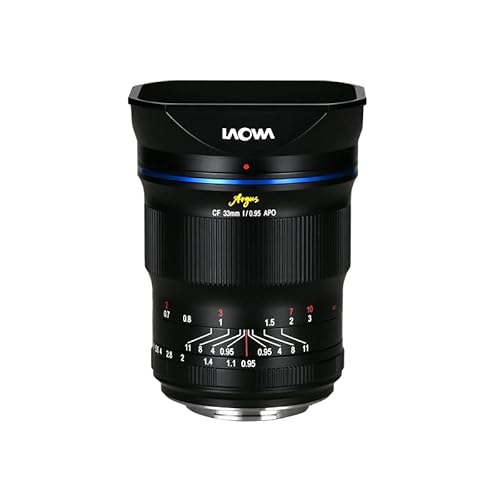 Venus Laowa 33 mm f/0.95 CF APO Große Blende Objektiv für Fuji X Mount spiegellose Kamera, schwarz Venus Laowa 33 mm f/0.95 CF APO Große Blende Objektiv für Fuji X Mount spiegellose Kamera, schwarz von Venus Laowa