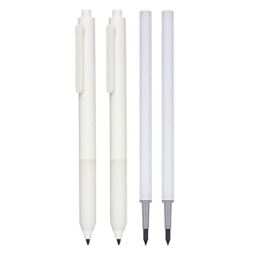 Vepoty Ewiger Bleistift, 2 Stück, unbegrenztes Schreiben, ewiger Bleistift, wiederverwendbar, ohne Tinte, Bleistift zum Zeichnen und Schreiben von Vepoty