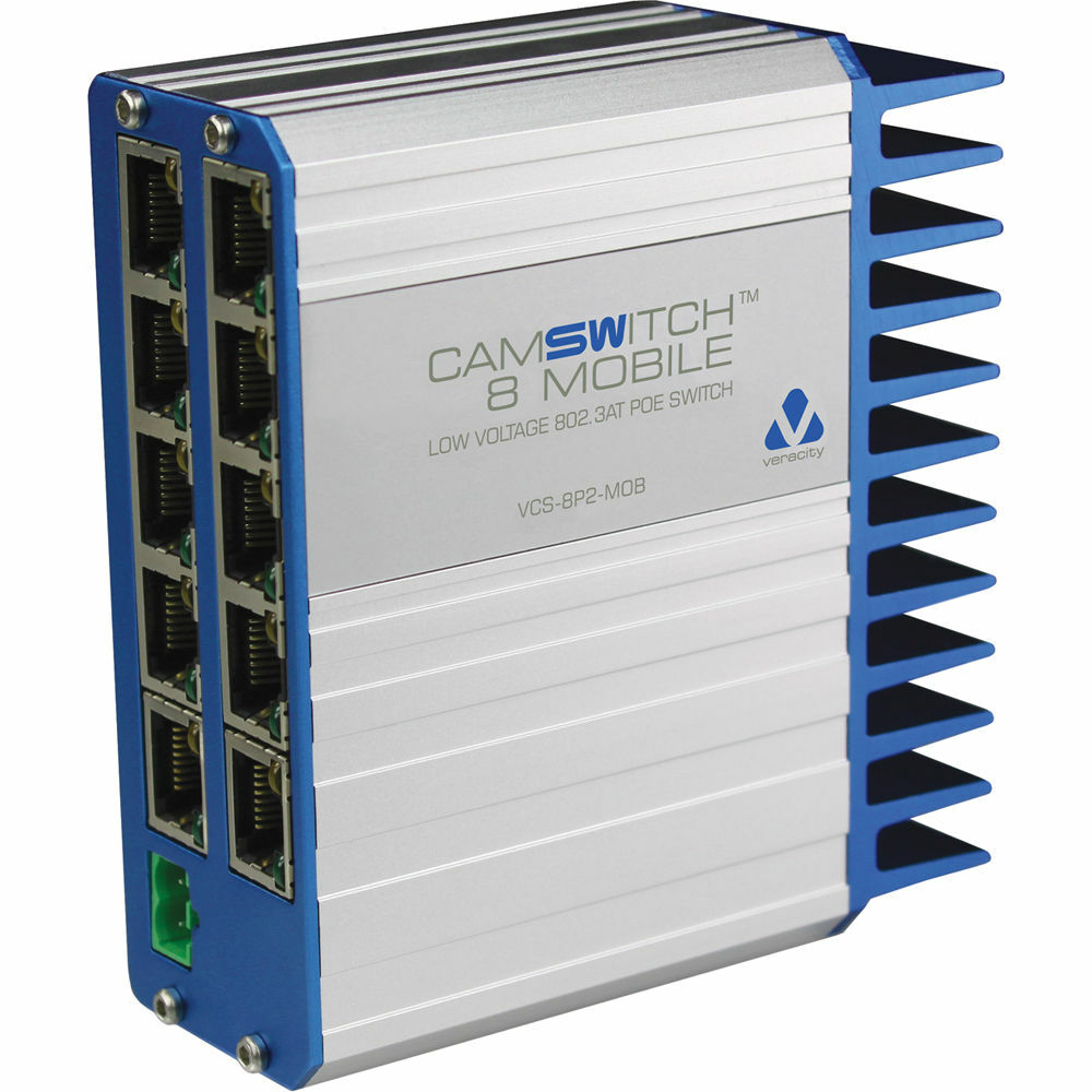 Veracity VCS-8P2-MOB mobiler POE Switch für 8 Kameras Veracity VCS-8P2-MOB mobiler POE Switch für 8 Kameras von Veracity