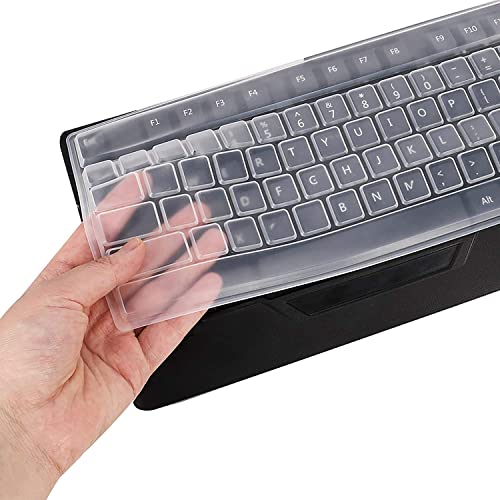 Veraing 2 stück Tastaturschutz Ultra Dünn Tastaturschutz wasserdichte Silikon Desktop Computer Tastatur Abdeckung Hautschutzfolie Veraing 2 stück Tastaturschutz Ultra Dünn Tastaturschutz wasserdichte Silikon Desktop Computer Tastatur Abdeckung Hautschutzfolie von Veraing