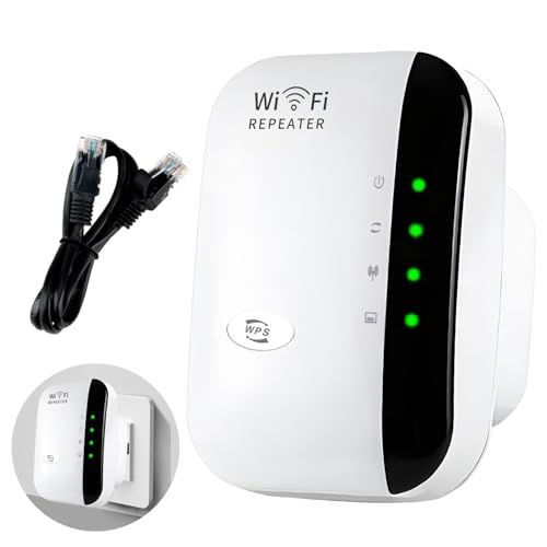 Verazquy WiFi Extender, WiFi Signal Booster Wireless Internet Range Extender Long Range Amplifier, Up to 3000sq.ft with Integrated Antennas Ethernet Port Compatible Home 1Key Setup Verazquy WiFi Extender, WiFi Signal Booster Wireless Internet Range Extender Long Range Amplifier, Up to 3000sq.ft with Integrated Antennas Ethernet Port Compatible Home 1Key Setup von Verazquy