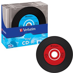 10 verbatim CD-R Vinyl 700 MB von Verbatim
