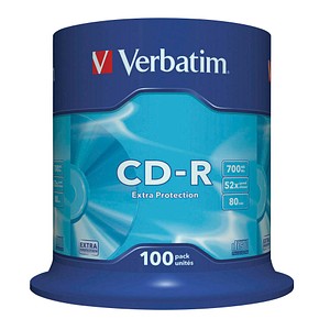 100 Verbatim CD-R 700 MB von Verbatim