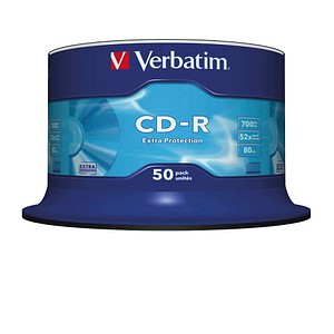 50 Verbatim CD-R 700 MB von Verbatim
