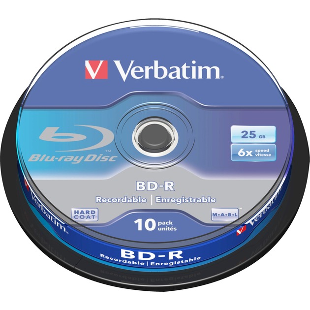 BD-R 25 GB, Blu-ray-Rohlinge von Verbatim