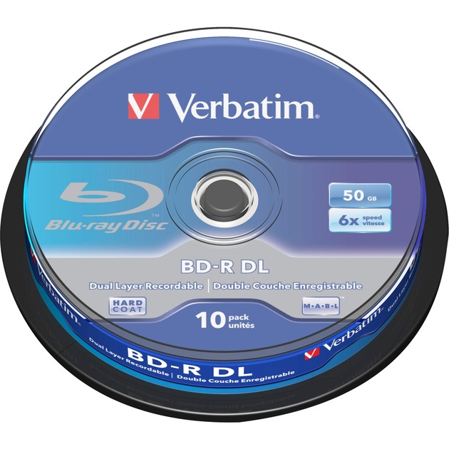 BD-R 50 GB, Blu-ray-Rohlinge von Verbatim