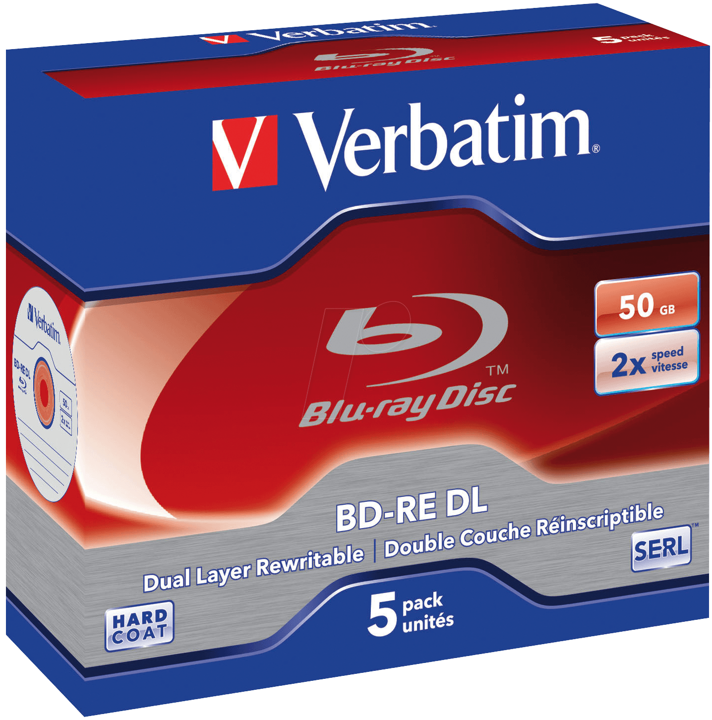 BD-RE50 VER 5 - Verbatim Blu-ray BD-RE 50 GB von Verbatim