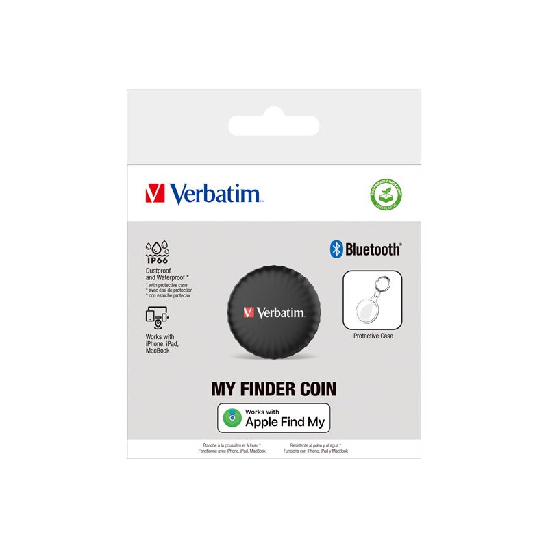 Bluetooth Tracker My Finder Coin MYFC-01B Apple Find My App Bluetooth Tracker My Finder Coin MYFC-01B Apple Find My App von Verbatim