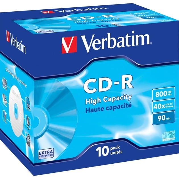 CD-R 800 MB, CD-Rohlinge von Verbatim