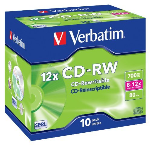 CD-RW 80 von Verbatim, 700 MB CD-RW 80 von Verbatim, 700 MB von Verbatim