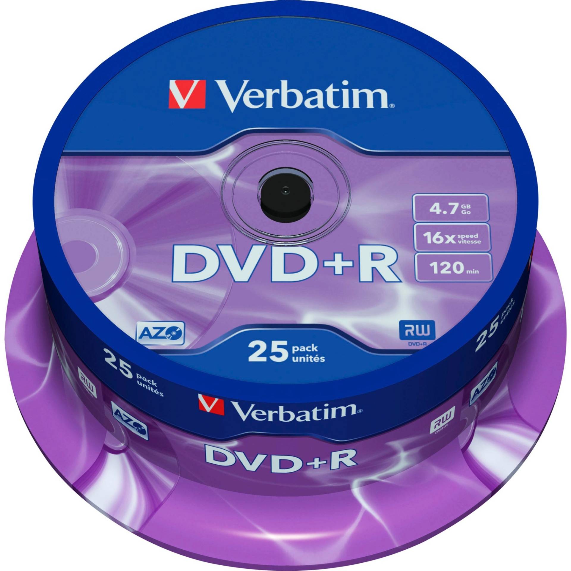 DVD+R 4,7 GB, DVD-Rohlinge von Verbatim